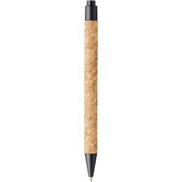 Logo trade advertising products image of: Midar cork and wheat straw ballpoint pen