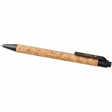 Logotrade promotional merchandise photo of: Midar cork and wheat straw ballpoint pen