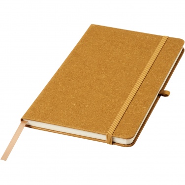 Logo trade advertising products picture of: Atlana leather pieces notebook