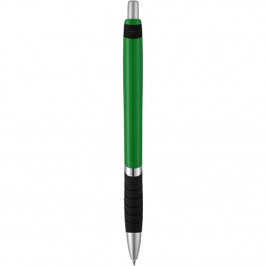 Logo trade promotional product photo of: Turbo ballpoint pen with rubber grip