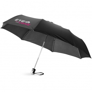 Logo trade promotional merchandise image of: Alex 21.5" foldable auto open/close umbrella