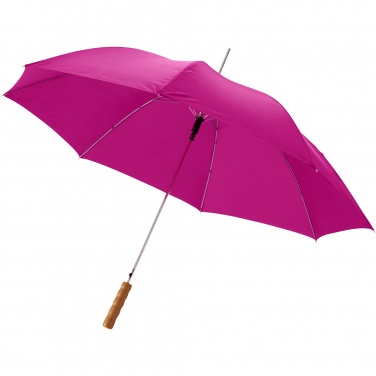 Logo trade corporate gifts picture of: Lisa 23" auto open umbrella with wooden handle