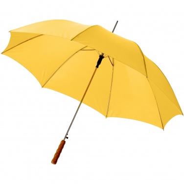 Logo trade promotional items image of: Lisa 23" auto open umbrella with wooden handle