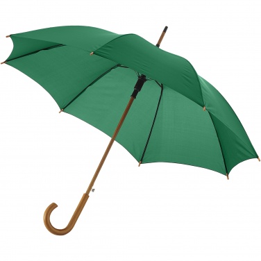 Logo trade promotional gifts picture of: Kyle 23" auto open umbrella wooden shaft and handle