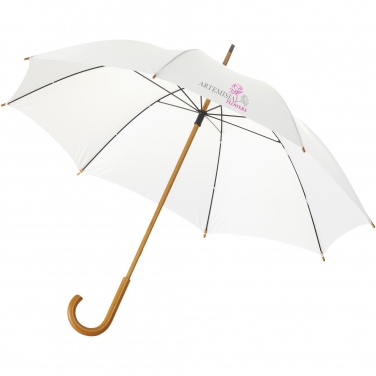 Logo trade corporate gifts picture of: Jova 23" umbrella with wooden shaft and handle