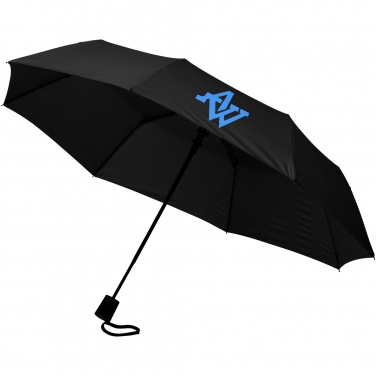 Logo trade promotional gift photo of: Wali 21" foldable auto open umbrella