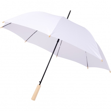 Logo trade promotional merchandise image of: Alina 23" auto open recycled PET umbrella