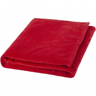 Logo trade promotional product photo of: Bay extra soft coral fleece plaid blanket