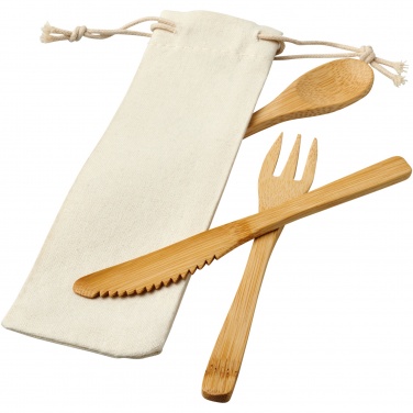 Logo trade advertising product photo of: Celuk bamboo cutlery set