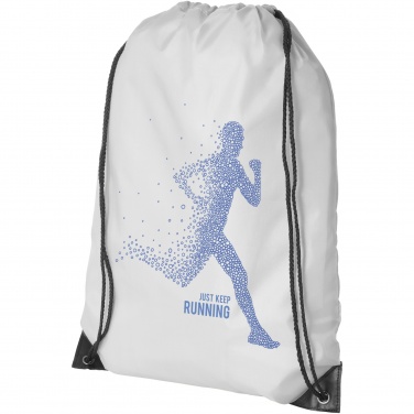 Logo trade promotional merchandise image of: Oriole premium drawstring bag 5L