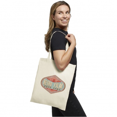 Logo trade business gifts image of: Carolina 100 g/m² cotton tote bag 7L