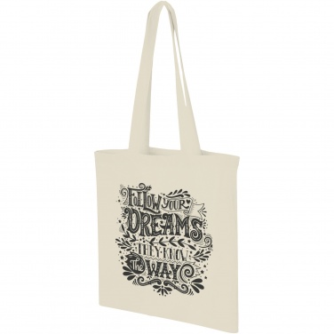 Logo trade promotional gifts picture of: Carolina 100 g/m² cotton tote bag 7L