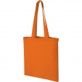 Carolina 100 g/m² cotton tote bag 7L, Orange