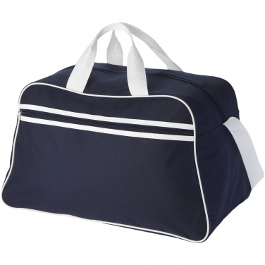 Logotrade promotional giveaway picture of: San Jose 2-stripe sports duffel bag 30L