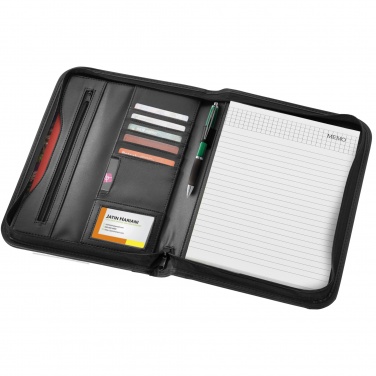 Logo trade promotional product photo of: Ebony A4 zippered portfolio