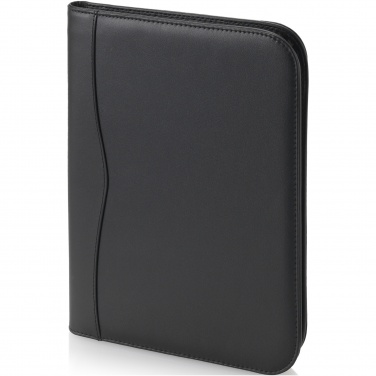 Logo trade corporate gifts picture of: Ebony A4 zippered portfolio