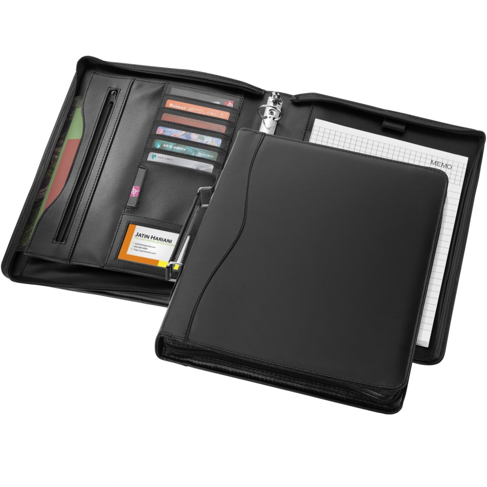 Logo trade promotional gifts picture of: Ebony A4 briefcase portfolio