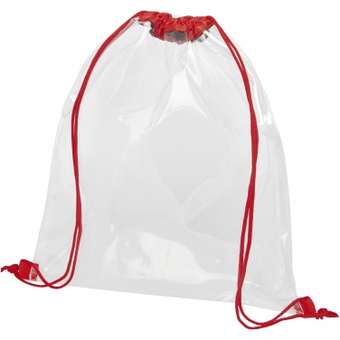 Logotrade promotional gift picture of: Lancaster transparent drawstring bag 5L