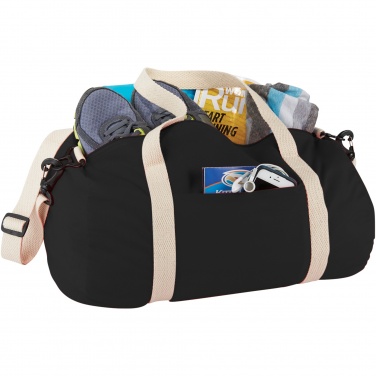 Logotrade promotional products photo of: Cochichuate cotton barrel duffel bag 25L