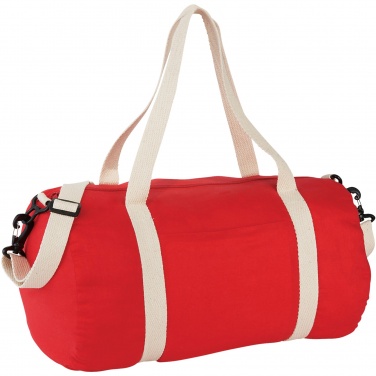 Logotrade promotional merchandise picture of: Cochichuate cotton barrel duffel bag 25L