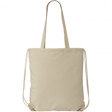 Logo trade promotional merchandise photo of: Eliza 240 g/m² cotton drawstring bag 6L