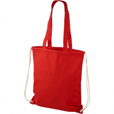 Logo trade promotional merchandise photo of: Eliza 240 g/m² cotton drawstring bag 6L