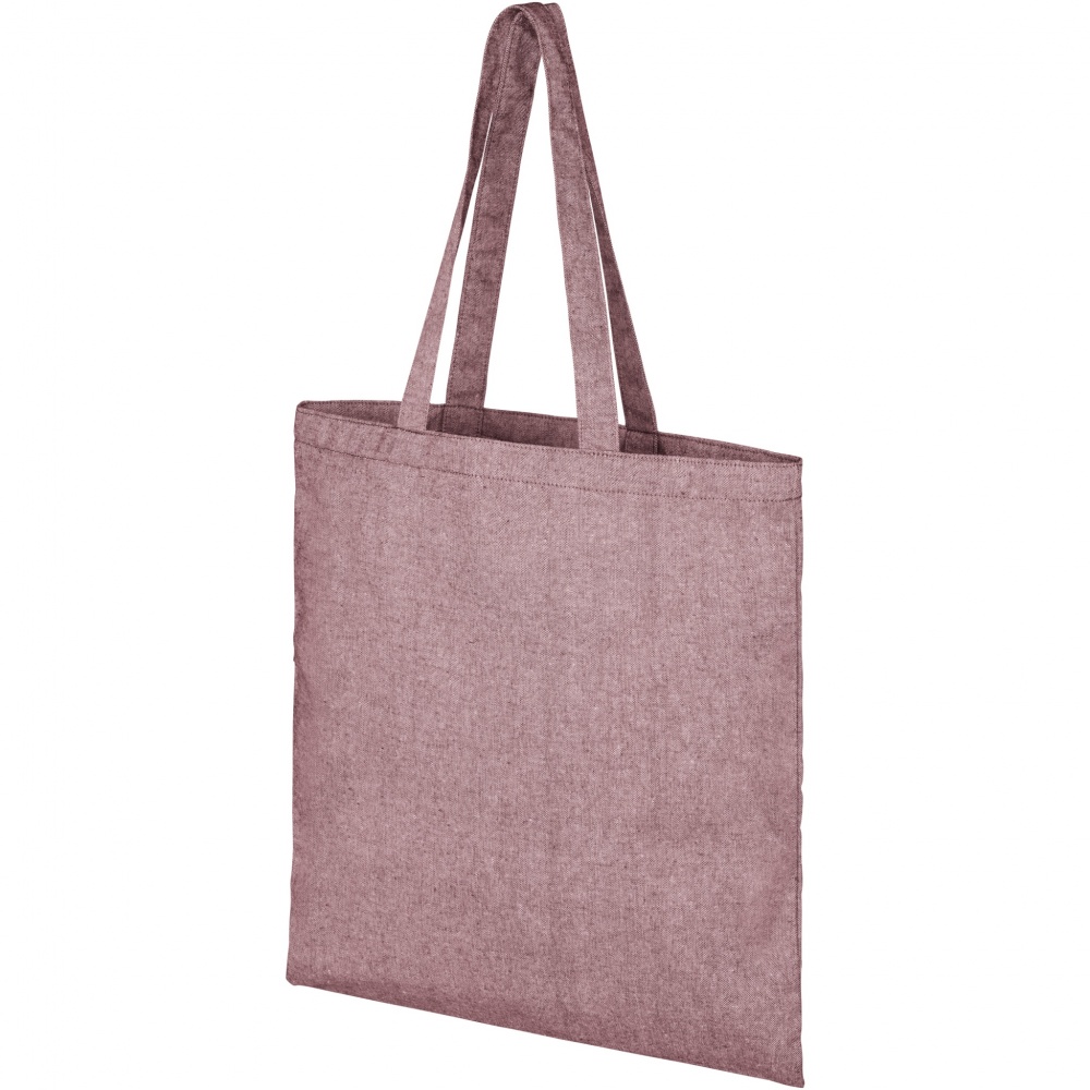 Logo trade promotional merchandise photo of: Pheebs 150 g/m² recycled tote bag 7L