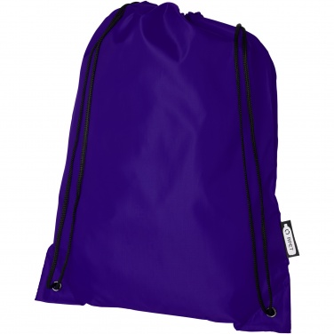 Logo trade promotional gifts image of: Oriole RPET drawstring bag 5L