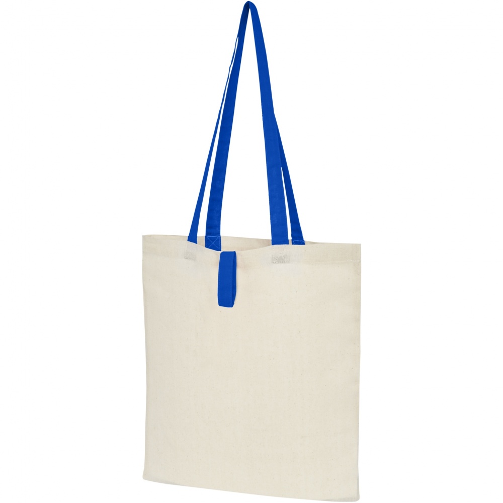 Logo trade corporate gifts image of: Nevada 100 g/m² cotton foldable tote bag 7L