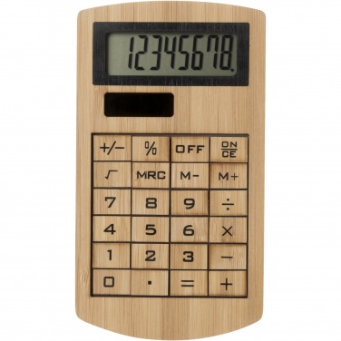 Logotrade promotional item picture of: Eugene calculator made of bamboo