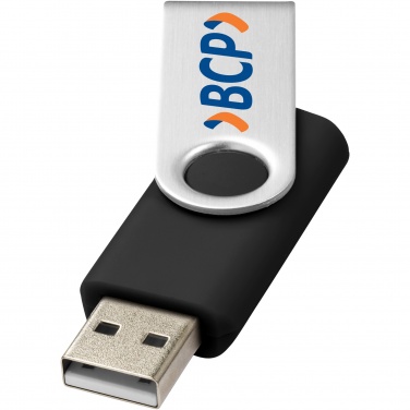 Logo trade business gifts image of: Rotate-basic 2GB USB flash drive