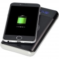 Constant 10.000 mAh wireless power bank with LED, Solid black