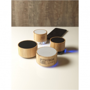 Logo trade promotional item photo of: Cosmos bamboo Bluetooth® speaker