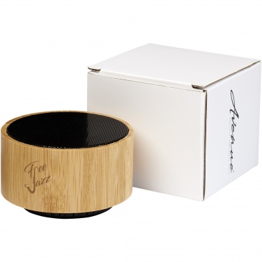 Logo trade corporate gifts image of: Cosmos bamboo Bluetooth® speaker