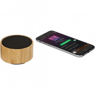 Logo trade business gifts image of: Cosmos bamboo Bluetooth® speaker