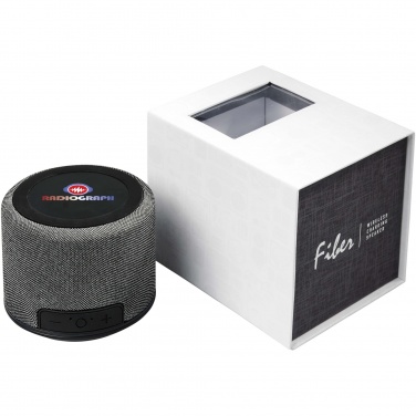 Logo trade promotional gifts picture of: Fiber 3W wireless charging Bluetooth® speaker