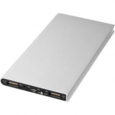 Logotrade promotional giveaway picture of: Plate 8000 mAh aluminium power bank