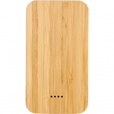 Logotrade corporate gift picture of: Future 6000 mAh bamboo/fabric wireless power bank