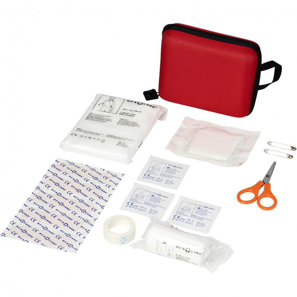 Logo trade business gifts image of: Healer 16-piece first aid kit