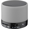 Duck cylinder Bluetooth® speaker with rubber finish, Grey