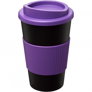 Logo trade corporate gifts image of: Americano® 350 ml insulated tumbler with grip