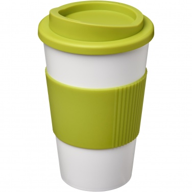 Logo trade promotional merchandise picture of: Americano® 350 ml insulated tumbler with grip