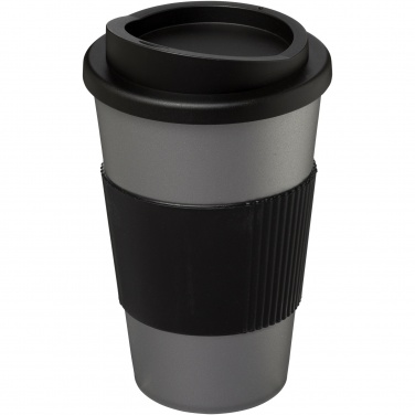 Logotrade promotional product picture of: Americano® 350 ml insulated tumbler with grip