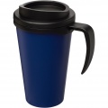 Americano® Grande 350 ml insulated mug, Blue / Solid black