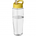 H2O Active® Tempo 700 ml spout lid sport bottle, Transparent / Yellow