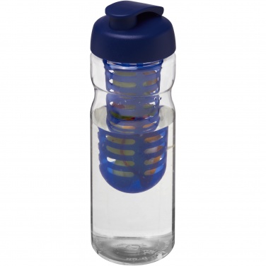 Logotrade advertising products photo of: H2O Active® Base 650 ml flip lid sport bottle & infuser