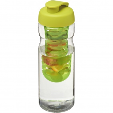 Logotrade advertising product image of: H2O Active® Base 650 ml flip lid sport bottle & infuser