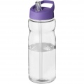 H2O Active® Base 650 ml spout lid sport bottle, Transparent / Purple