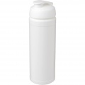 Baseline® Plus grip 750 ml flip lid sport bottle, White