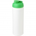 Baseline® Plus grip 750 ml flip lid sport bottle, White / Green